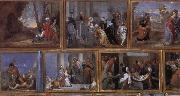 David Teniers Details of Archduke Leopold Wihelm's Galleries at Brussels Sweden oil painting artist